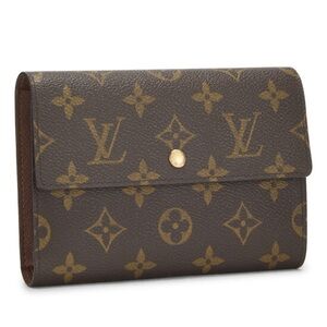 Authentic Louis Vuitton Porte Monnaie Tressor trifold zippy wallet